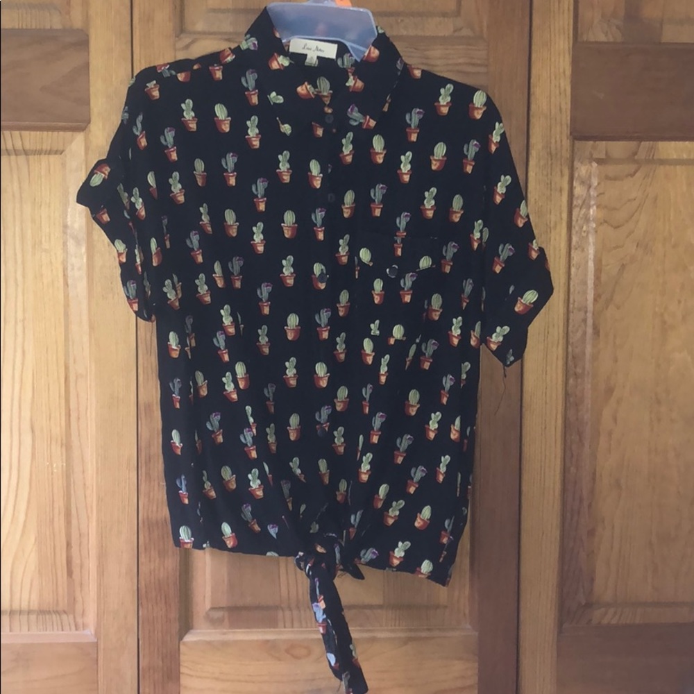 Love Notes succulent crop top